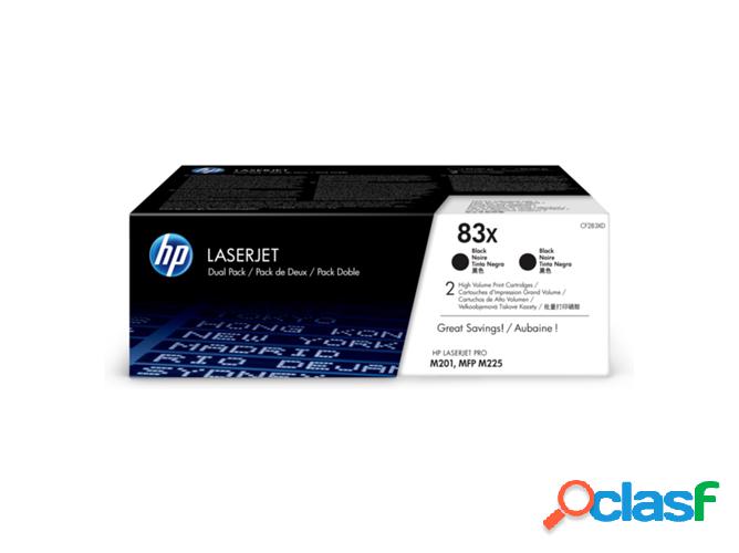 Paquete de 2 cartuchos de tóner negro Originales HP