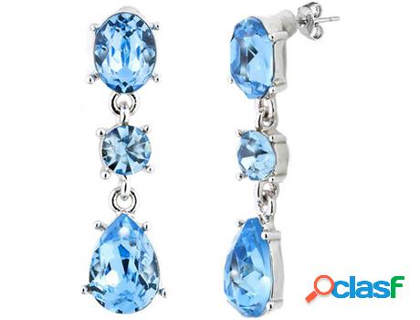 Pendientes VANCRYSTALS Alaia (Latón - Plateado - 3 cm)