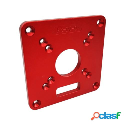 Placa de inserción de mesa de enrutador de aluminio Tablero