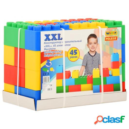 Polesie Juego de bloques 45 piezas