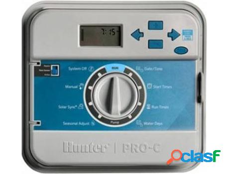 Programador de Riega HUNTER PC-401iE (4 Estaciones)