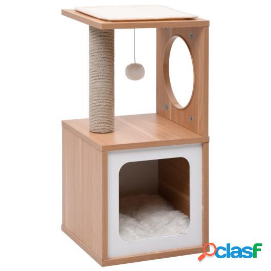 Rascador para gatos con alfombra rascadora de sisal 60 cm