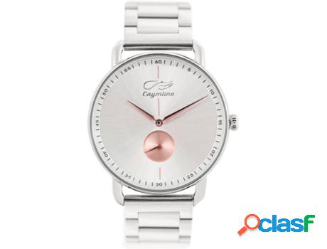 Reloj CAYMLINE Silver & Rose Gold Mujer (Acero - Mujer)