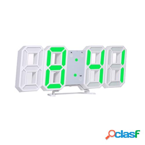 Reloj digital LED 3D Reloj de mesa electrónico Reloj