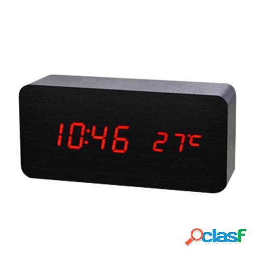 Reloj electrónico Pantalla dual Pantalla Despertador de