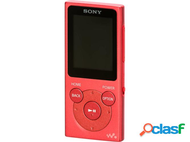 Reproductor MP3 SONY NW-E393 Rojo