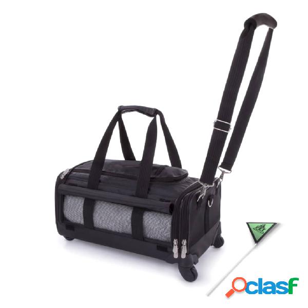 SHERPA Transportín de mascotas Ultimate On Wheels negro