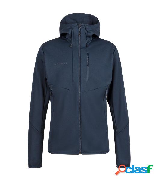 SOFT SHELL MAMMUT CON CAPUCHA ULTIMATE VI SO HOMBRE AZUL XXL