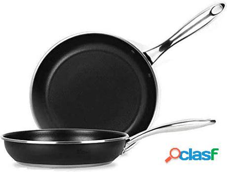 Sartén MAGEFESA 01SAPRLO208 (Negro - Acero Inoxidable - 22