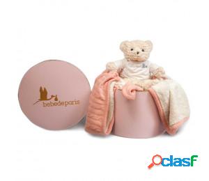 Set regalo bebé manta deluxe rosa