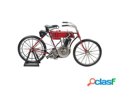 Signes Grimalt - Figura Bicicleta Rojo de Hojalata Y Resina