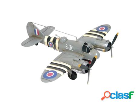 Signes Grimalt - Figura avión militar Gris de Hojalata Y