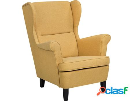 Sillón BELIANI Abson (Amarillo - Poliéster -63x74x102 cm)