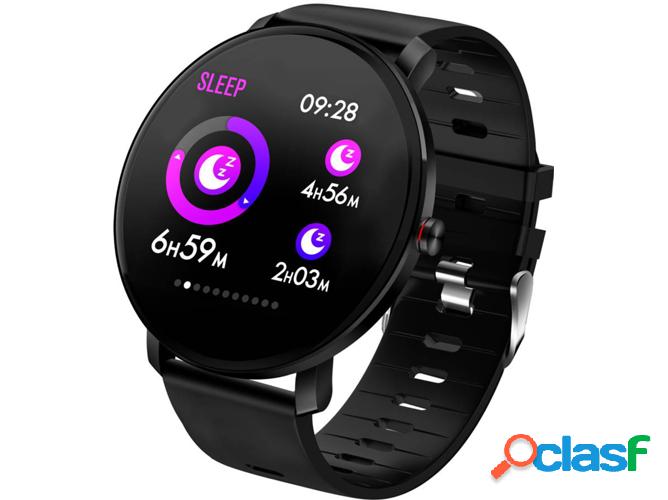 Smartwatch Redondo IP68 Negro