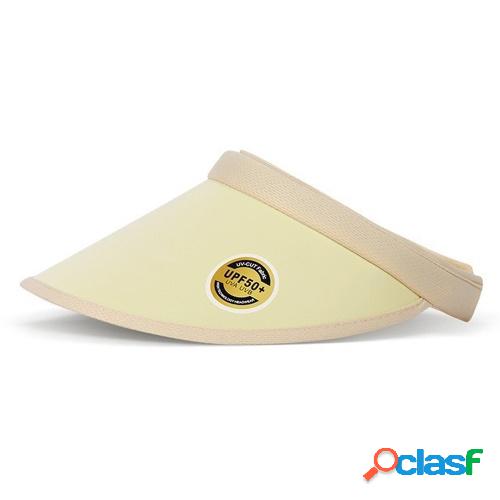 Tapa superior vacía mujeres hombres protección UV sombrero