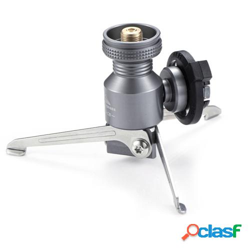 Trípode Adaptador de recipiente de butano Conector de