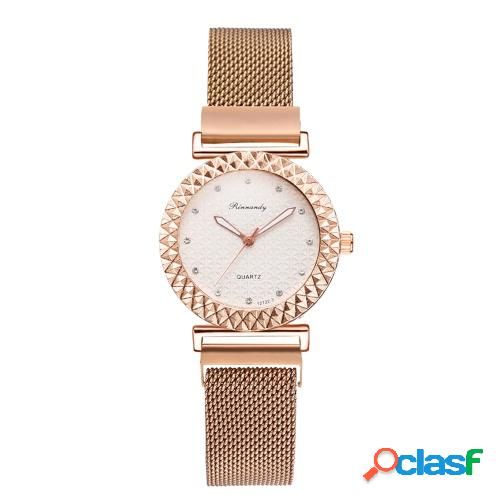 XR4595 Reloj de pulsera de cuarzo para mujer elegante y