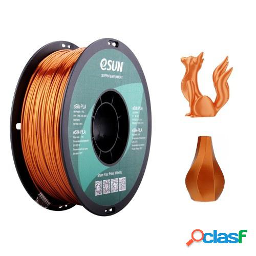 eSUN 3D Printer Silk Shiny PLA Filament 1.75mm Metalic Silk