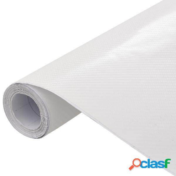 vidaXL Láminas 4D para coche 2 unidades blanco 100x150 cm