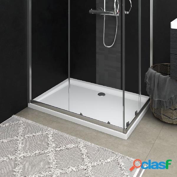 vidaXL Plato de ducha rectangular ABS 80x110 cm