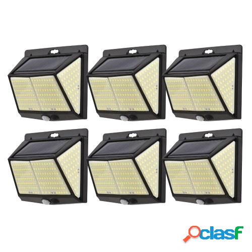 228LED Luz de pared solar PIR Luces con sensor de movimiento
