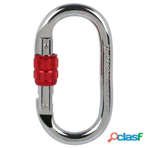 25KN Mosquetón de escalada profesional con tornillo
