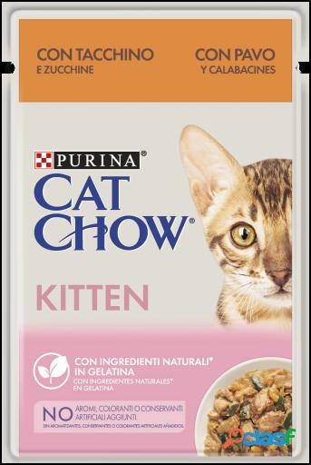 26x85 gr Cat Chow Comida Húmeda para Gatitos de Pavo