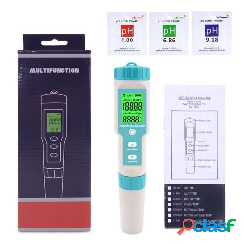 7 en 1 PH / TDS / EC / ORP / SG / Salinidad / Temperatura
