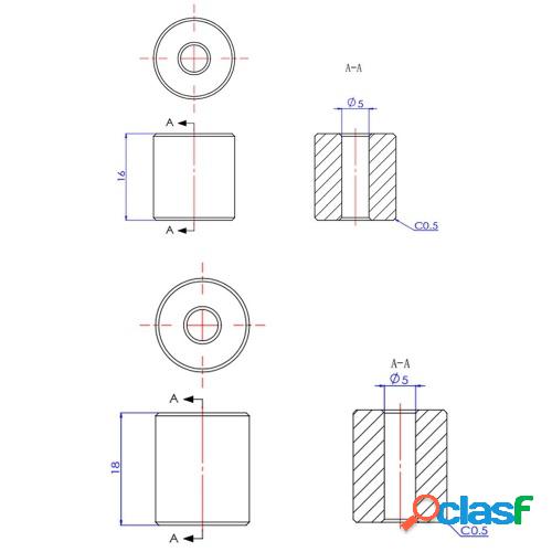 Aibecy Silicone Solid Spacer with Y Axis Wire Retrain