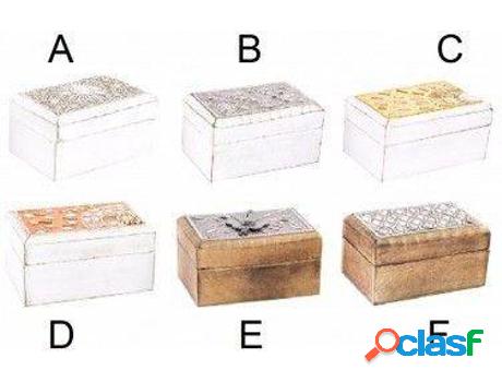Almacenaje HOGAR Y MÁS Madera (10 x 6 x 5 cm)