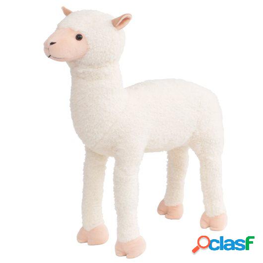 Alpaca de peluche de pie blanco XXL
