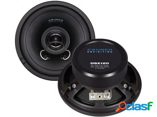 Altavoces Coche CRUNCH DSX120 (160 W - Redondo)