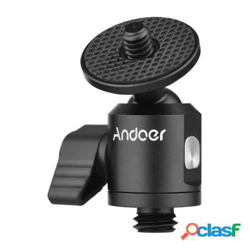 Andoer Mini Adaptador de cabeza de bola Trípode de cámara