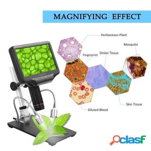 Andonstar AD407 Microscopio digital 3D con pantalla de 7