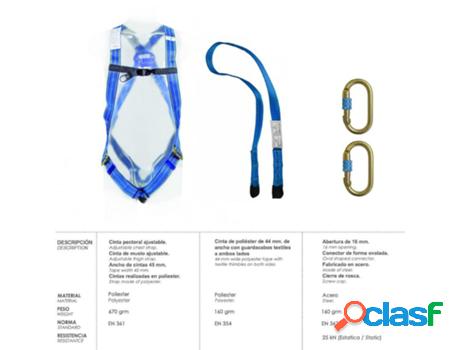 Arnes anticaidas kit seguridad n 1 (4 piezas) en361