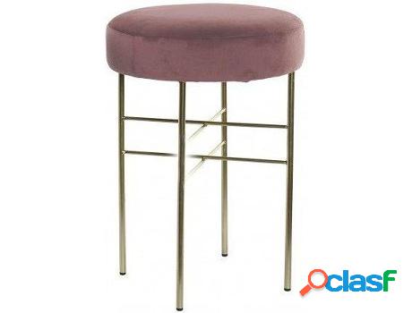 Asiento- Puff HOGAR Y MÁS Reposapie Velvet Gold (rojo y