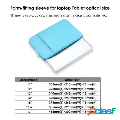 B2015 Funda para computadora portátil Funda suave con