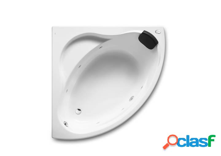 Bañera Roca angular simétrica 130x130 con hidromasaje