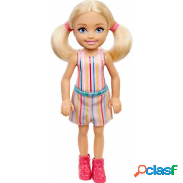 Barbie Mu?eca Chelsea Vestido Rayas Colores