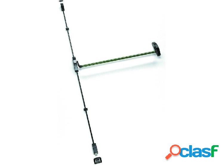Barra antipánico de sobreponer Tesa 2/3 puntos 9cm Inox