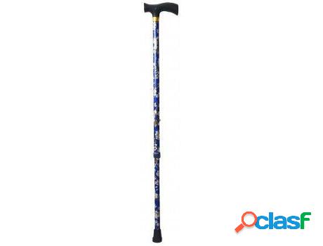 Baston HOGAR Y MÁS Azul Plegable Aluminio Para Caminar