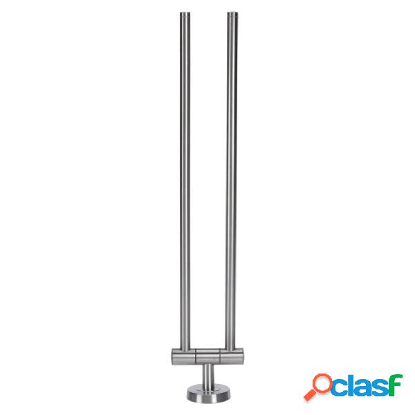 Bathroom Solutions Toallero doble acero inoxidable 50 cm