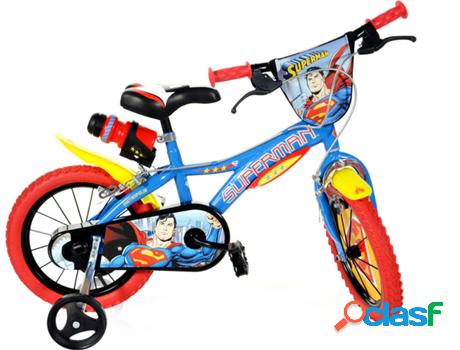 Bicicleta SUPERMAN Azul (Edad Minima: 5 años - 16")