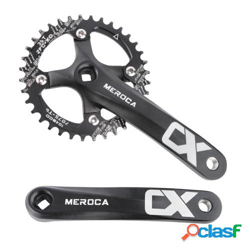 Biela cuadrada derecha izquierda de bicicleta de montaña