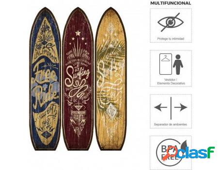 Biombo HOGAR Y MÁS Vintage Surf