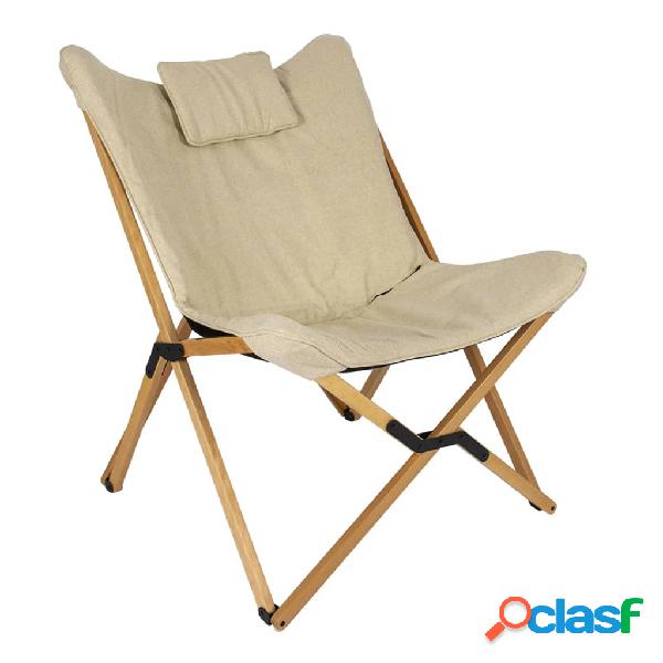 Bo-Camp Silla de relax Wembley L beige