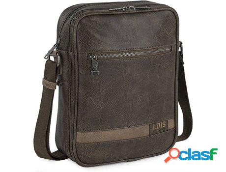 Bolsa LOIS Ajustable Para Hombre (Marron - 27x21x8 cm)