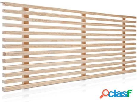 Cabecero de Cama PEJECAR Pekin (Marrón - Madera de Piño -