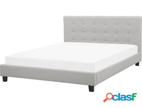 Cama Rochelle (Gris - Poliéster -218x170x108 cm)