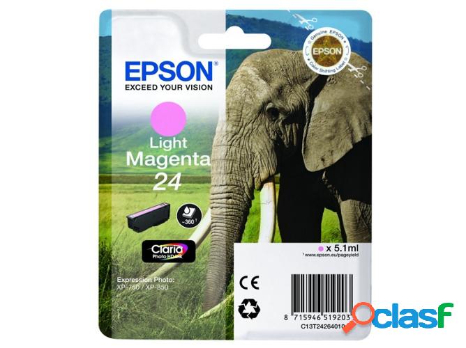 Cartucho de tinta original EPSON, Tinta Claria Photo, 24,